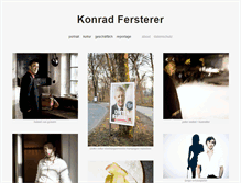 Tablet Screenshot of konradfersterer.com